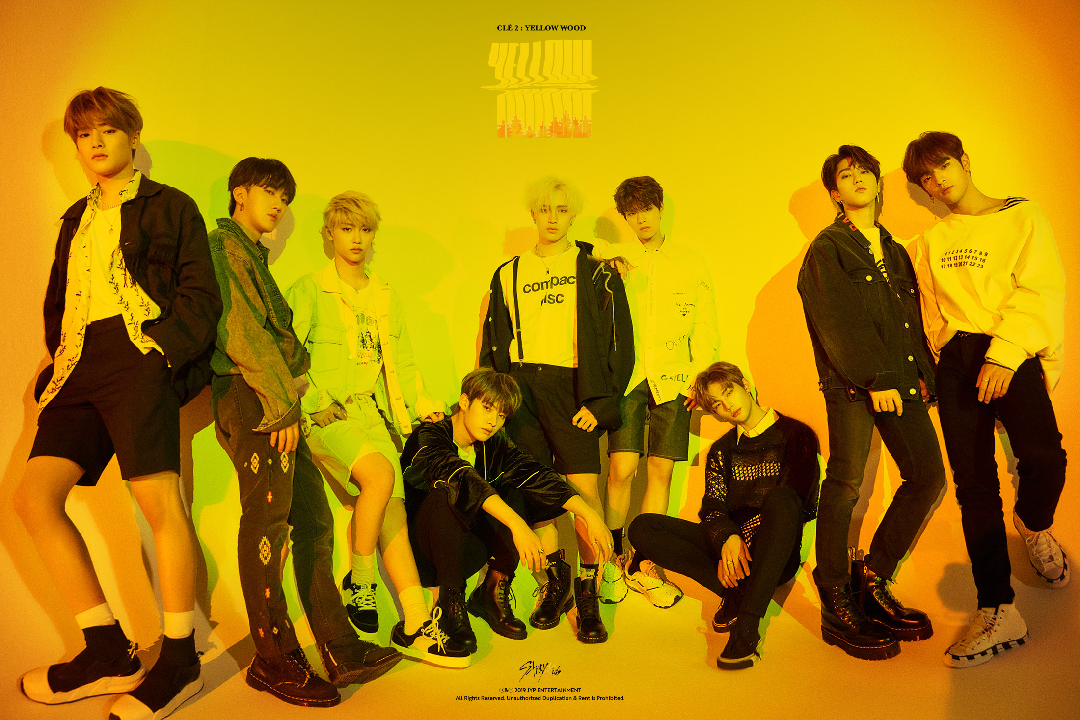 Stray Kids スリラチャ yellow wood サノク 扇ぐ 生写真
